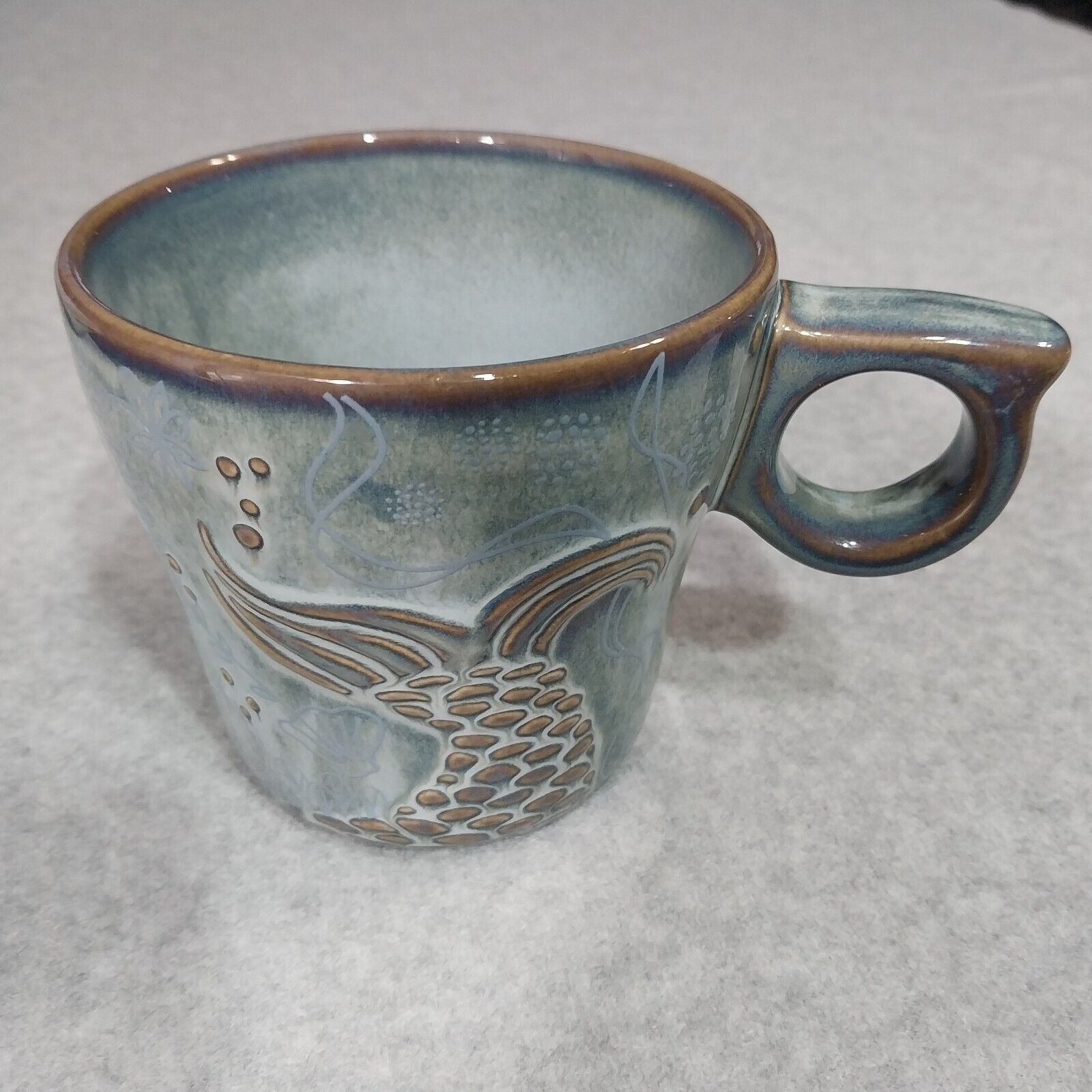 Starbucks Siren Mermaid Tail Coffee Mug 2014 Anniversary Collection 12 Oz Cup