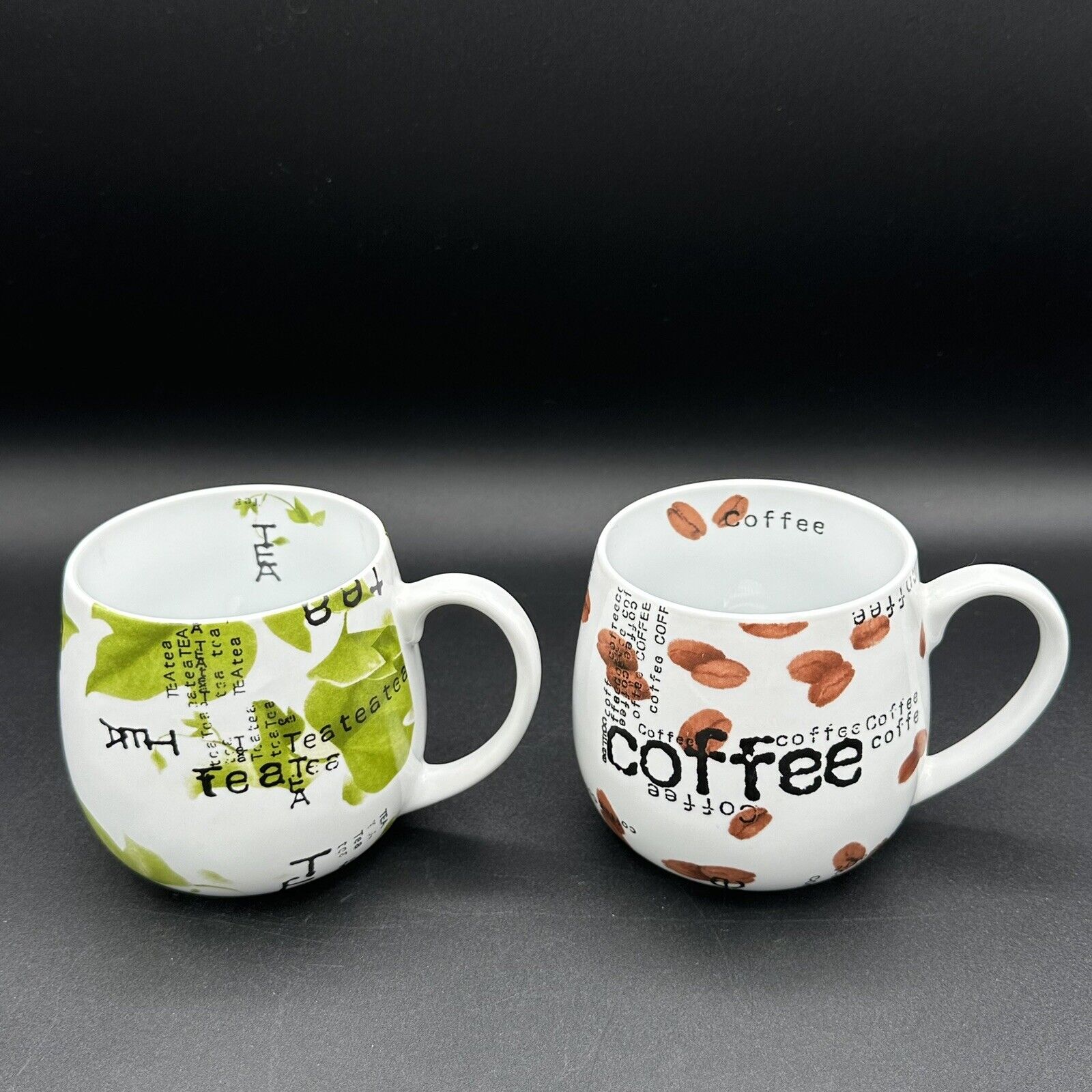 Konitz Germany Coffee And Tea Mug 12 Oz Each Porcelain Whimsical And Fun