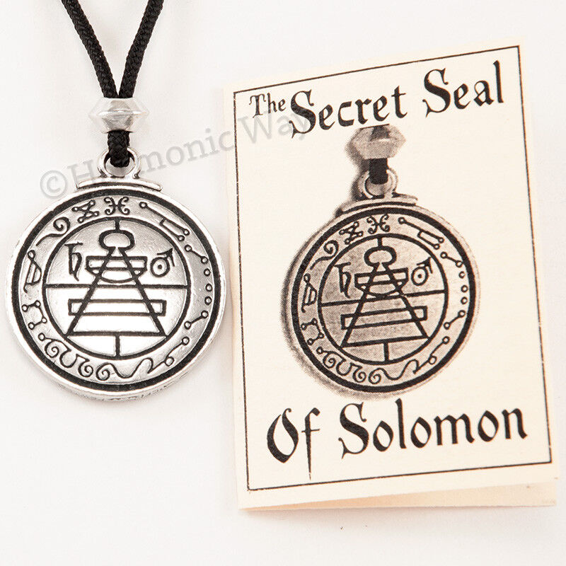 Secret Seal of SOLOMON Pendant Necklace Magick PROTECTION Talisman