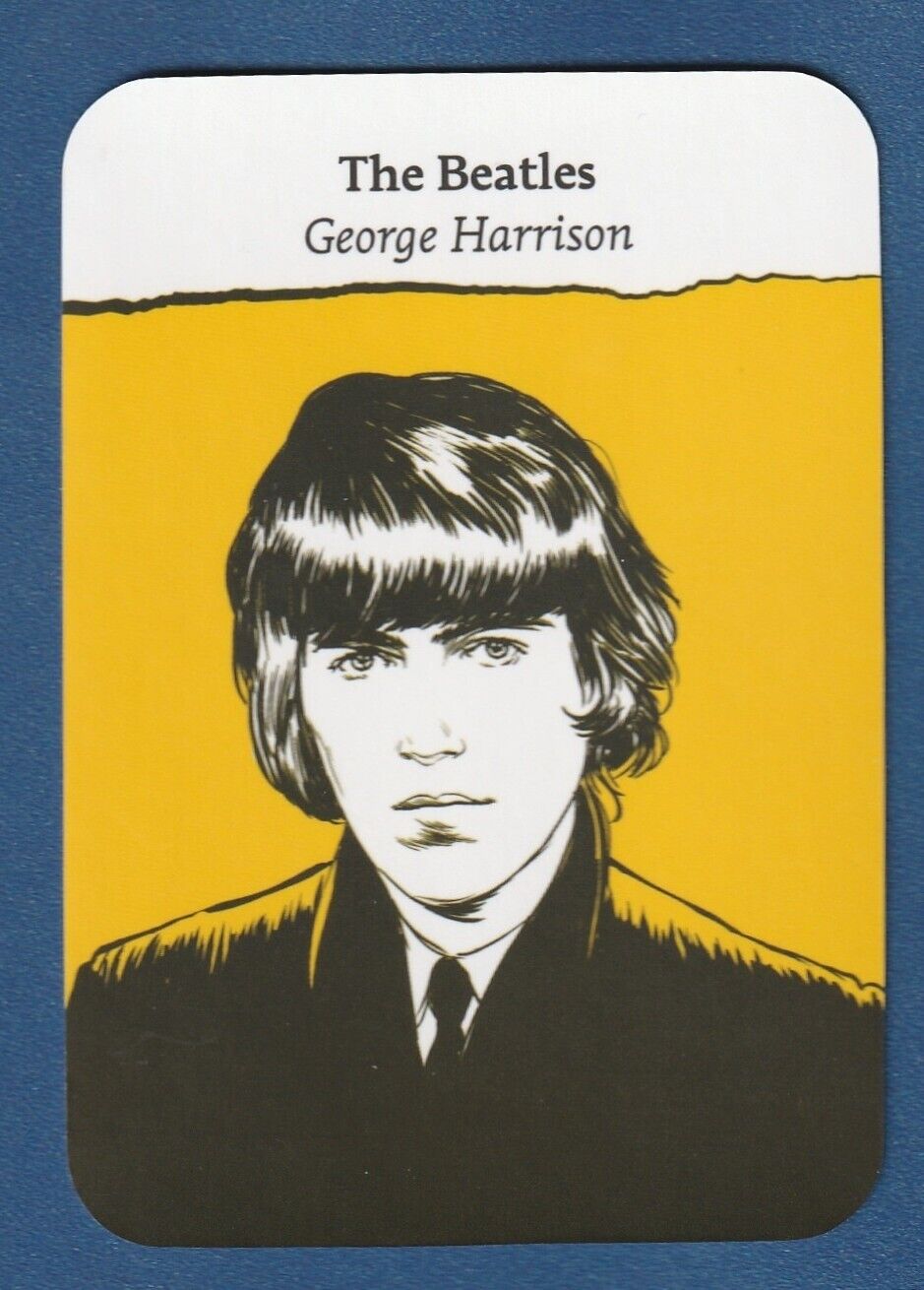 GEORGE HARRISON 2018 Come Together The Rock Bands Game Card THE BEATLES \'18*