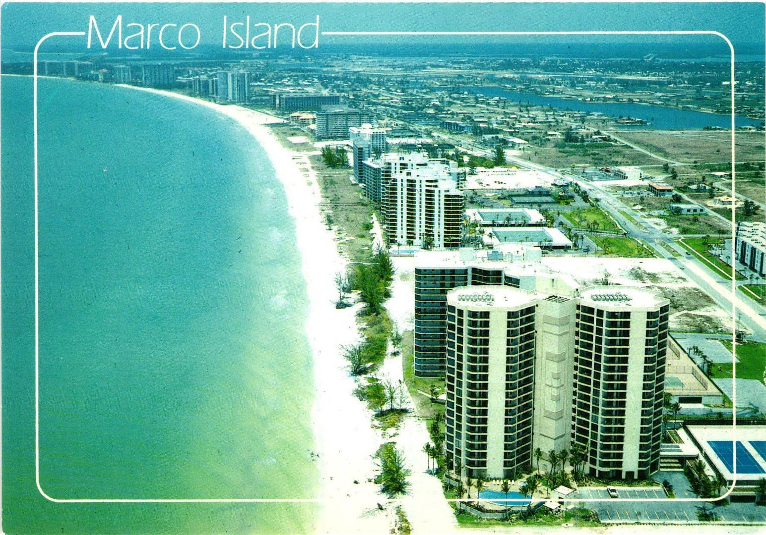 Vintage Postcard 4x6- MARCO ISLAND, FL.