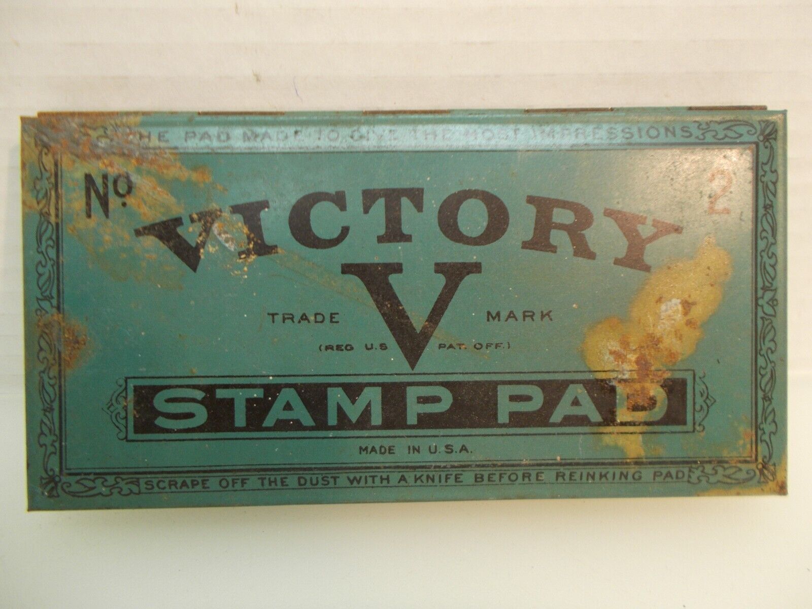 Vintage No. 2 Victor V Ink Pad