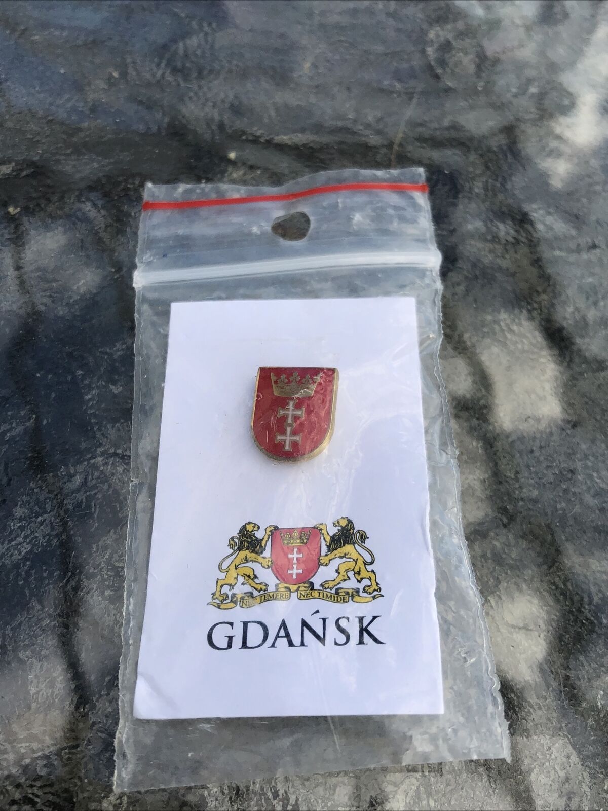 Gdańsk Poland Collectors Metal Travel Lapel Pin