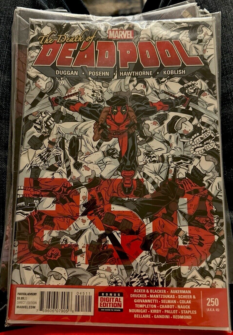 Deadpool #250 45 Death of MARVEL 2015 VF/NM