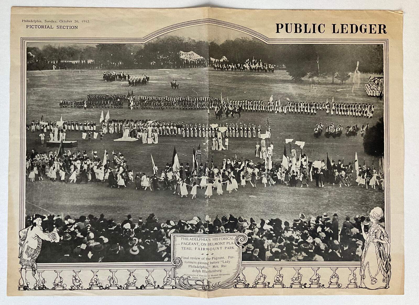 Philadelphia Historical Pageant, 1912 Public Ledger Pictorial