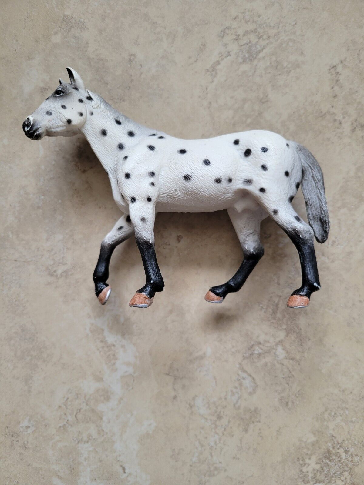 MOJO Appaloosa Stallion Chestnut Horse Animal Figure 2012 PVC Plastic 5 inch