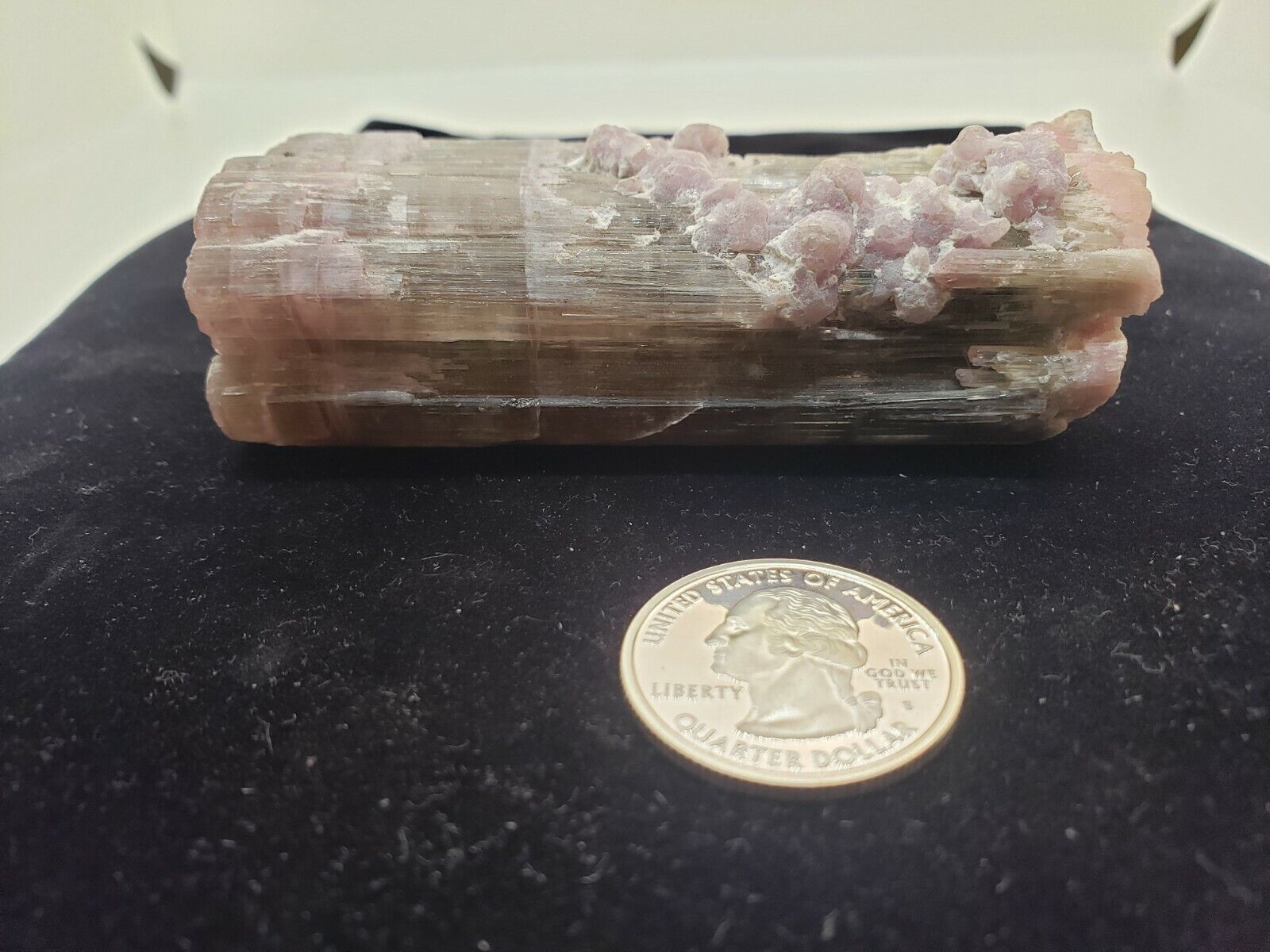 188 Gram Pink Tourmaline Crystal 