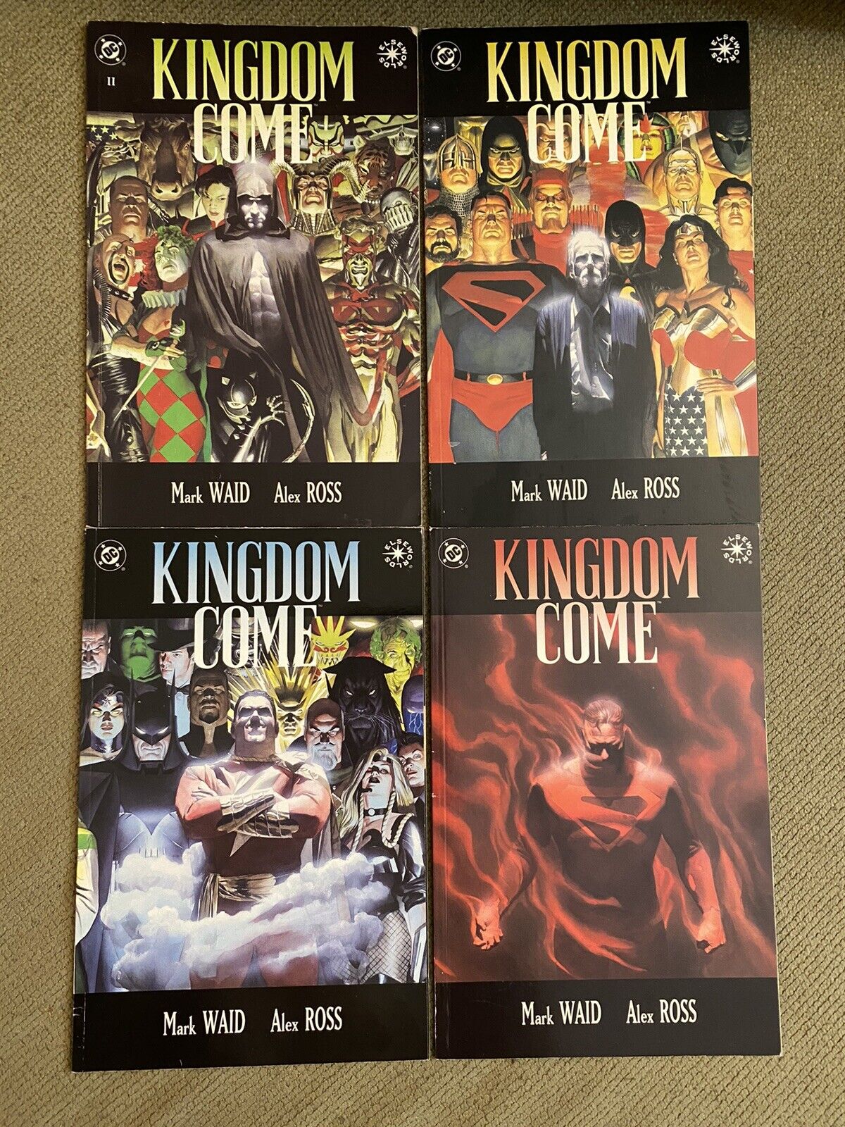 Kingdom Come #1 1st Appearance of Magog and Lightning 1 2 3 4 1-4 Alex Ross DC 