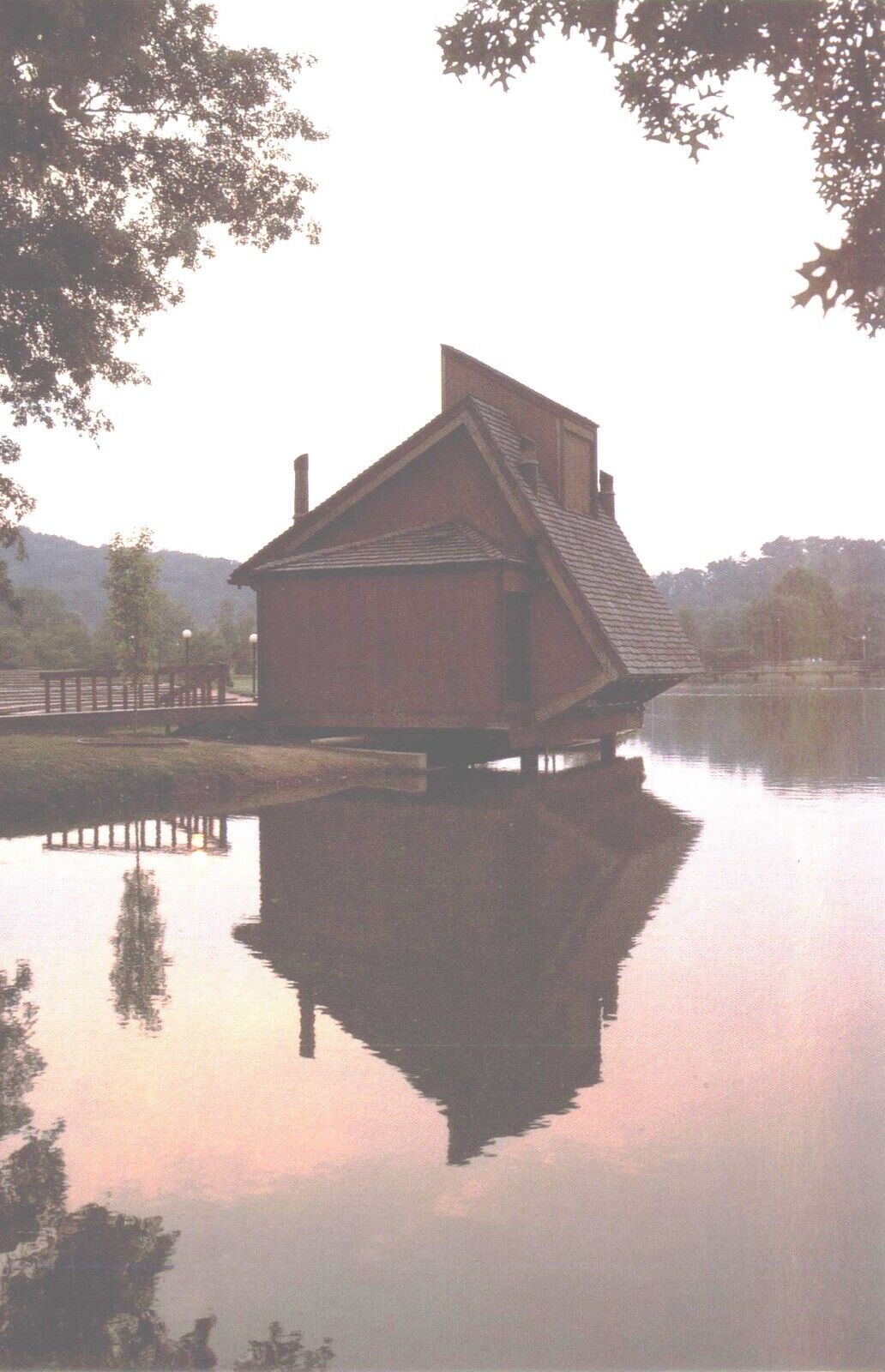 Postcard Meditation Chapel at Cedar Lakes Ripley West Virginia 1002