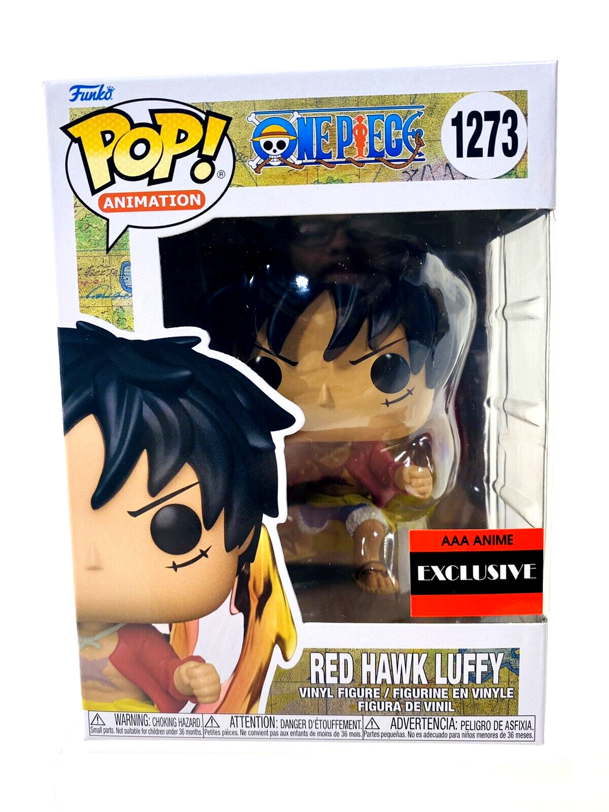 One Piece Luffy Red Hawk Funko Pop AAA Anime Funko Pop Figure #1273
