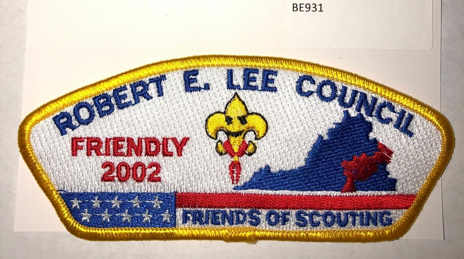 Boy Scout Robert E Lee Council 2002 Friendly FOS CSP