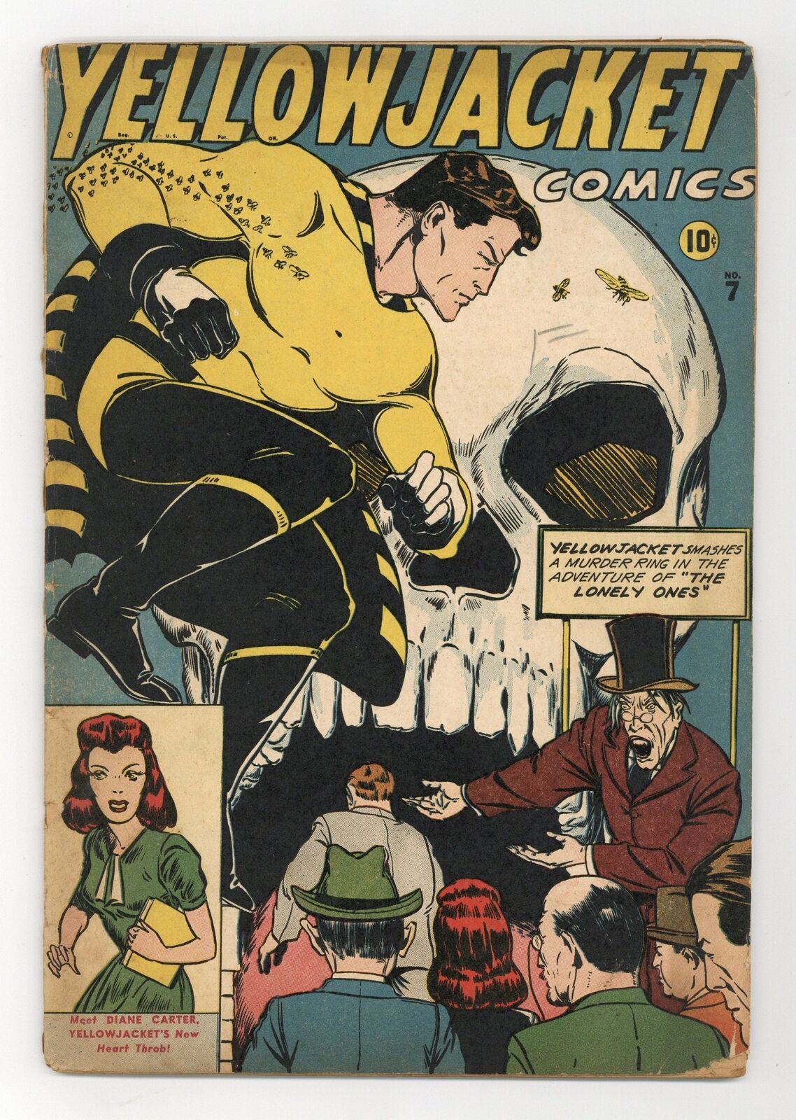 Yellowjacket Comics #7 GD- 1.8 1946