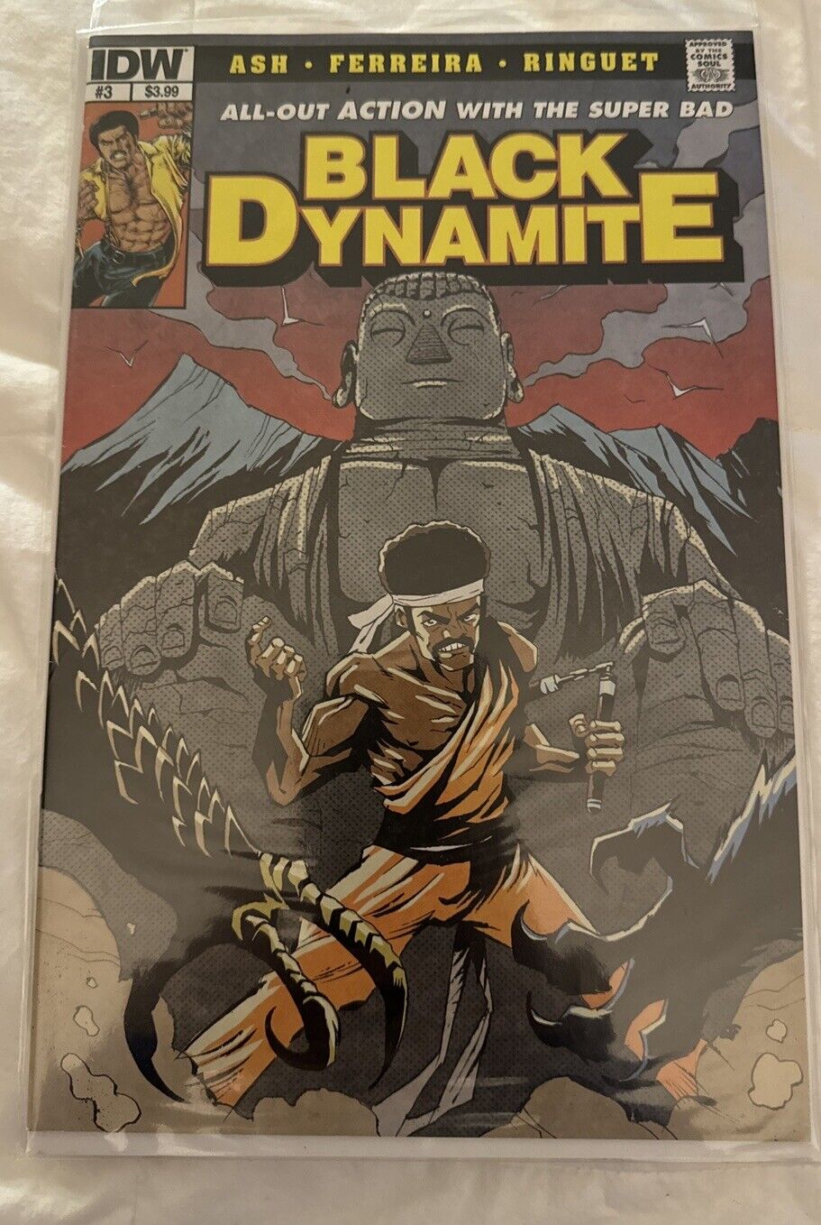 Black Dynamite 3 Amazing Condition Bagged & Boarded
