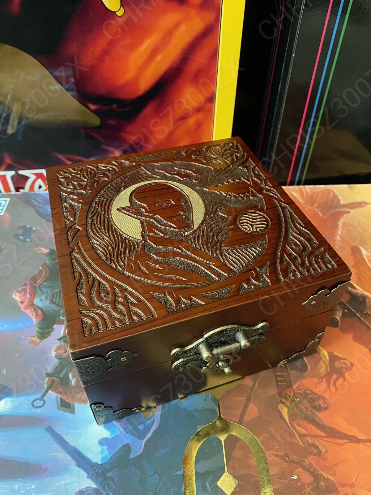 Dragon Age Solas Dreadwolf Keepsake Wooden Orante Box Figure Case Bioware