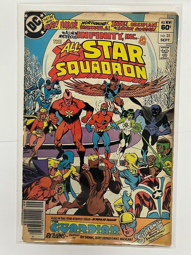 All-Star Squadron #25 *1st App. Infinity Inc., Atom Smasher* (DC 1983)  | Combin