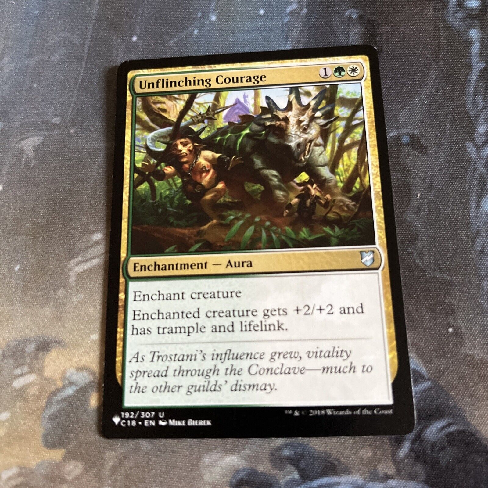 Magic The Gathering MTG Mystery Pack Card Unflinching Courage