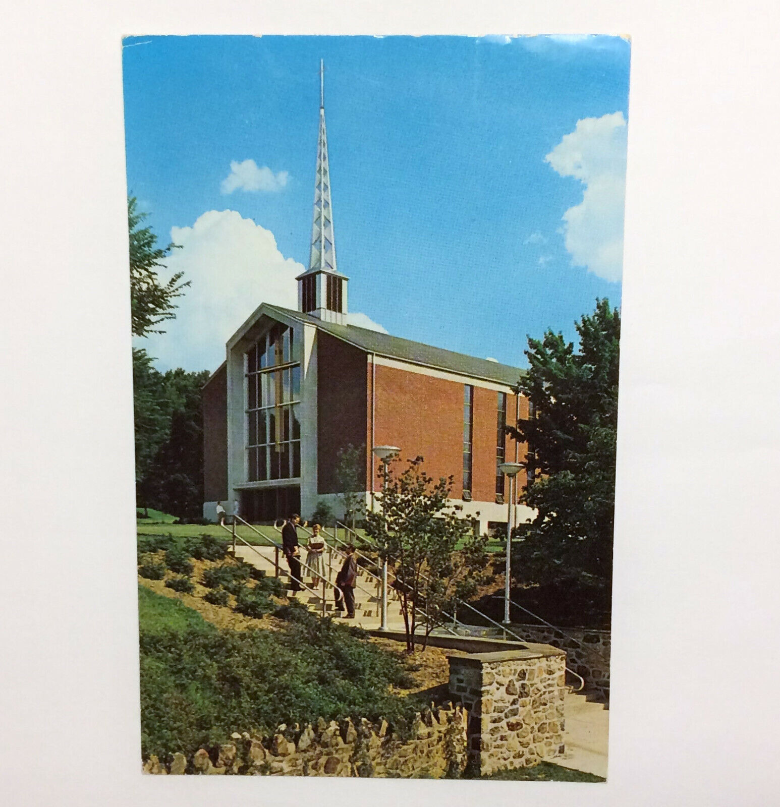 Chapel Auditorium Albright College Reading PA Postcard 1960s Pennsylvania 