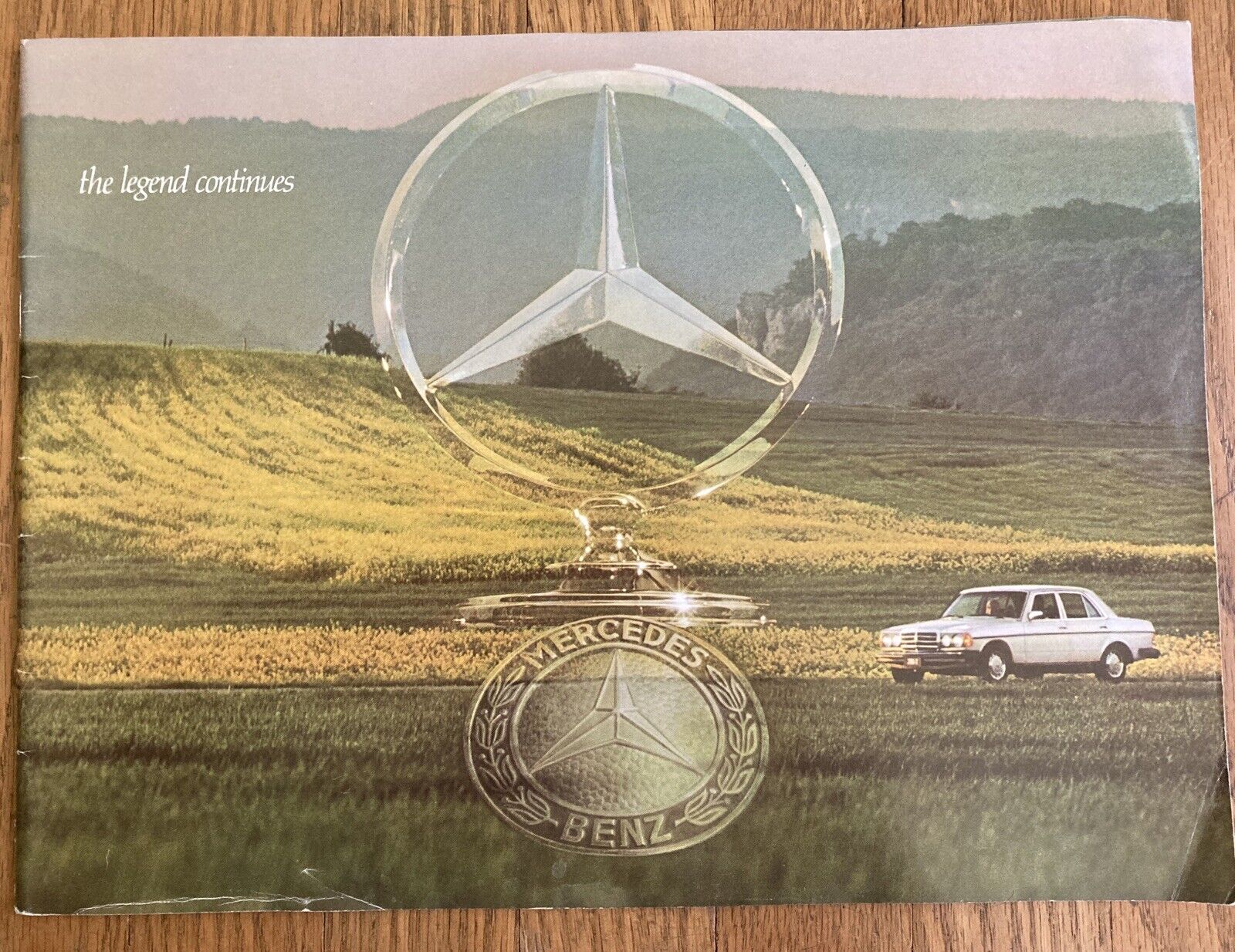 1977 Mercedes - Sales Brochure + 1979 300 TD Postcard +  Color Selection Chart