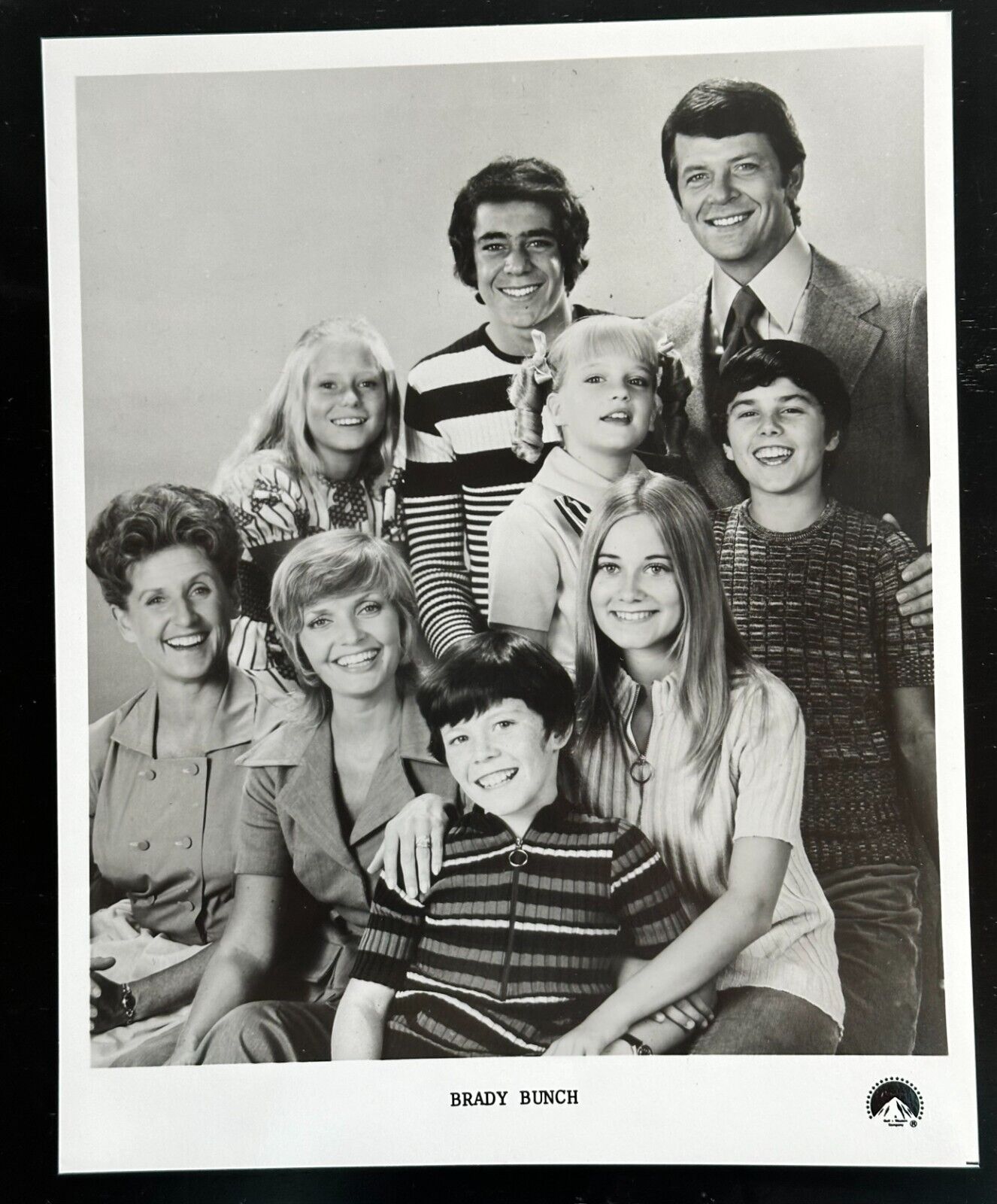 The Brady Bunch Family Black & White 8x10 photos (3)