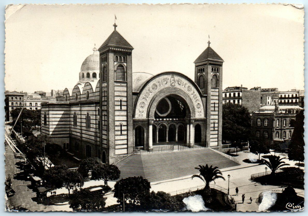 Postcard - The Cathedral - Oran, Algeria