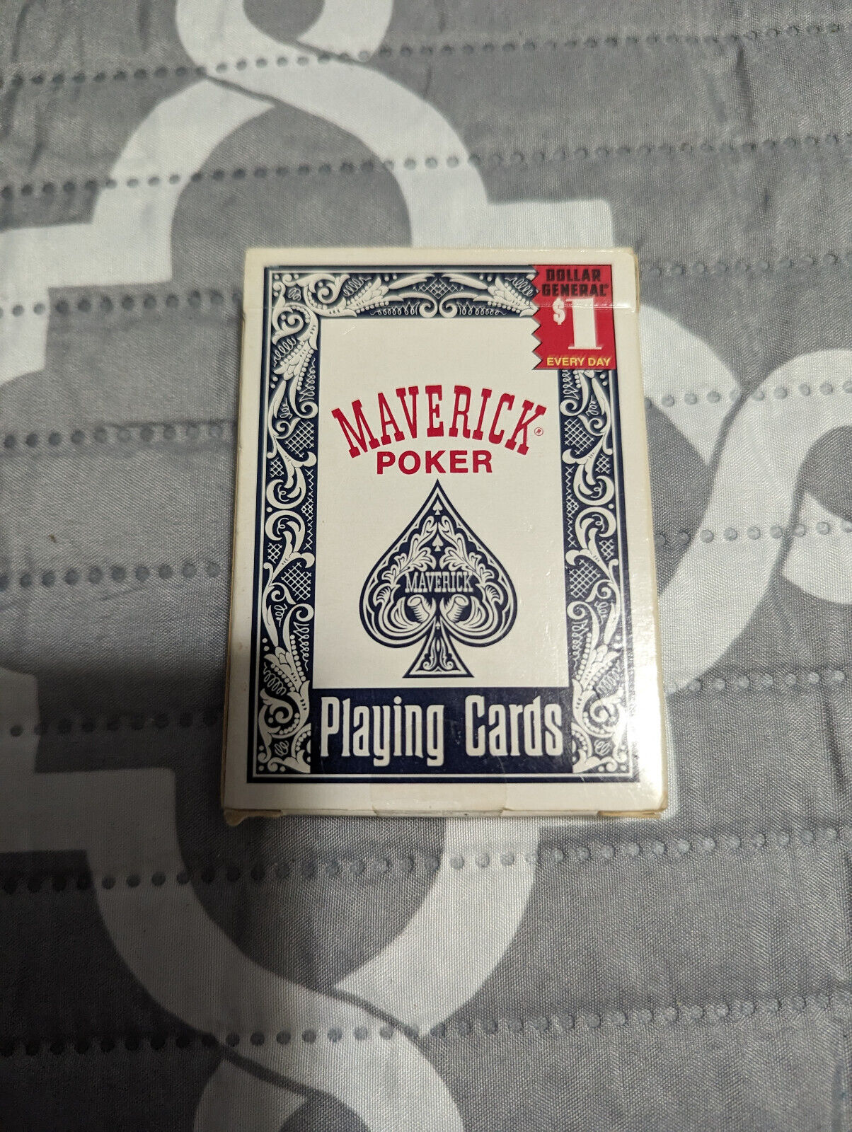 Vintage Hoyle Maverick Poker Playing Cards Blue 2001 1 Card Joker #2 Missing T1