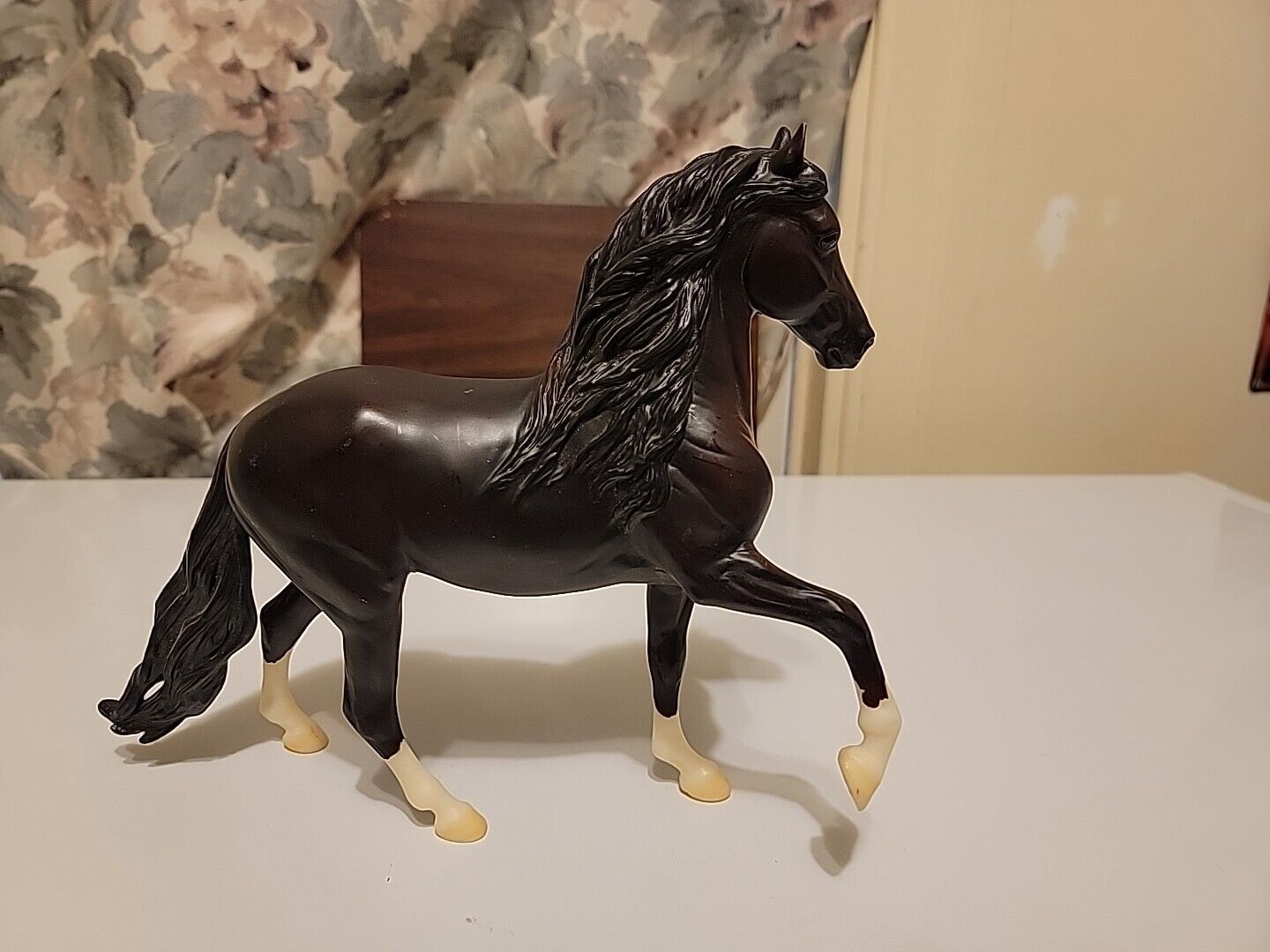toy horse plastic  9 inches Tall 