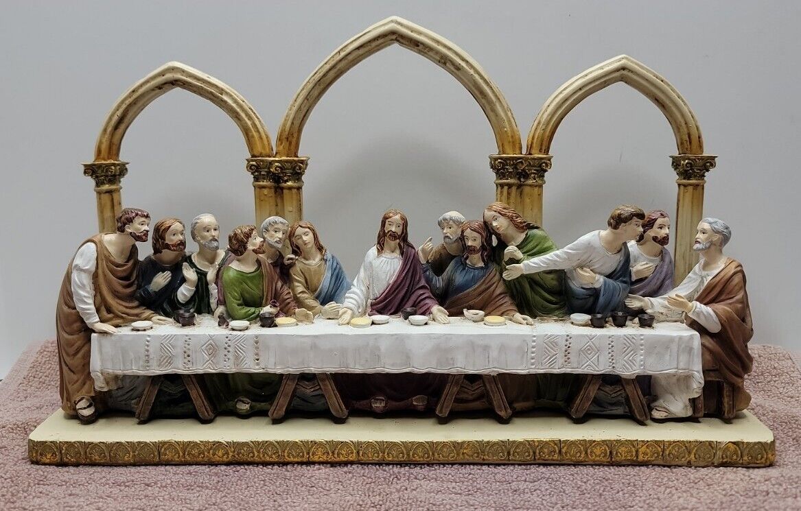 Jesus & The 12 Disciples - The Last Supper Figurine - By Roman - 2012.