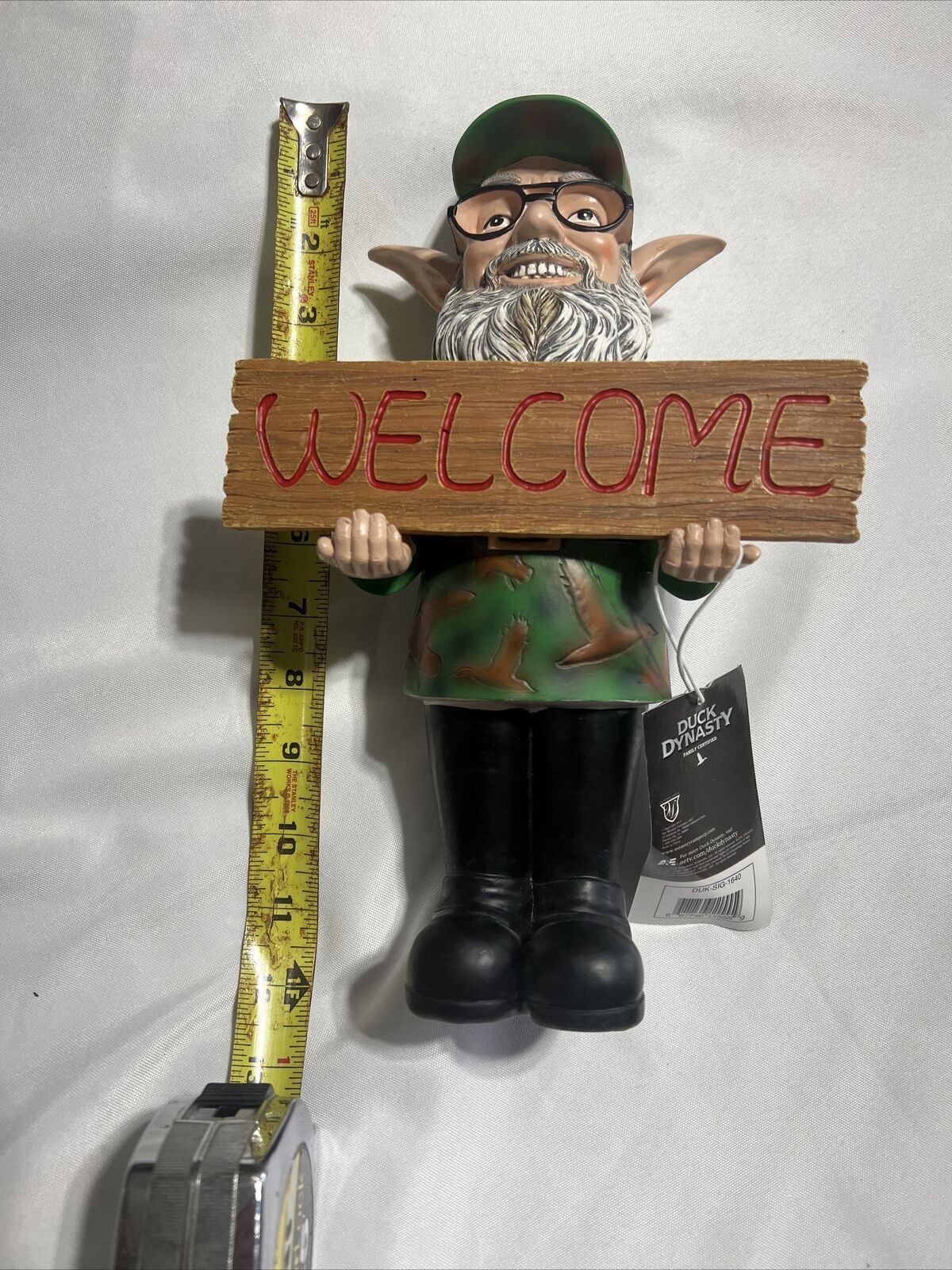 Duck Dynasty Uncle  Si Lawn Nome 12 Inches Tall