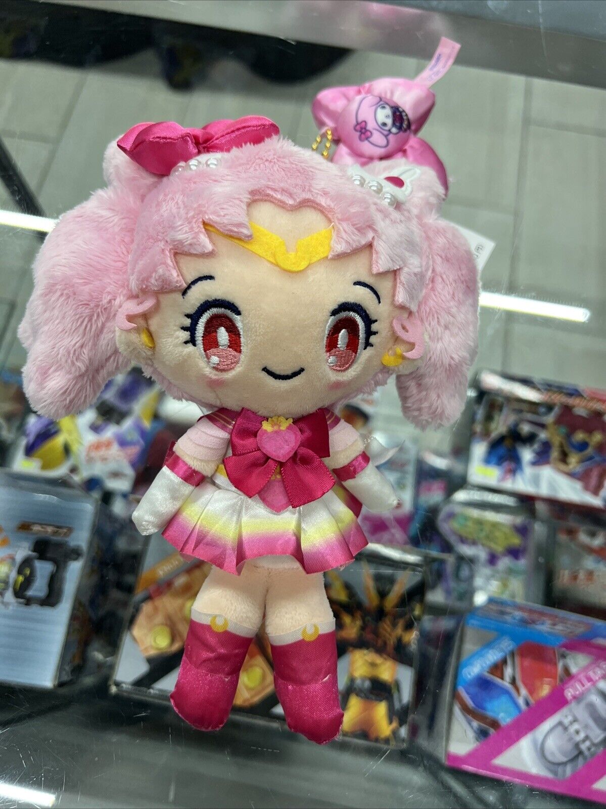 Sailor Moon Eternal x Sanrio Super Chibi Moon Mascot Holder Plush Doll