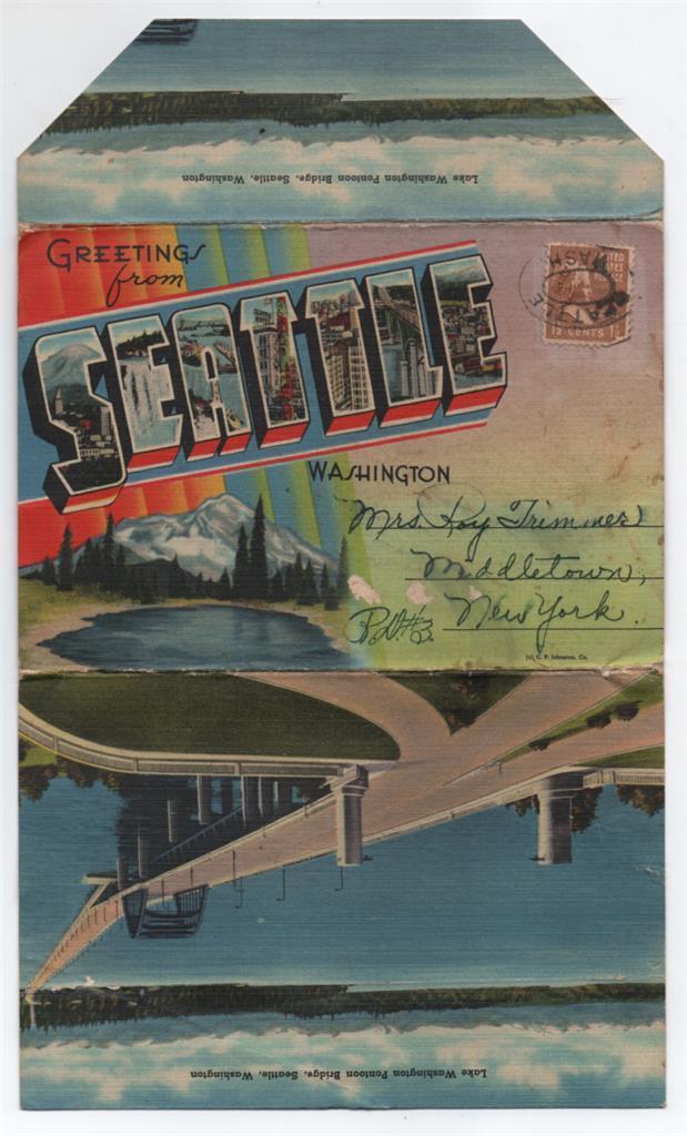 c1940 Souvenir folder, Seattle. Washington