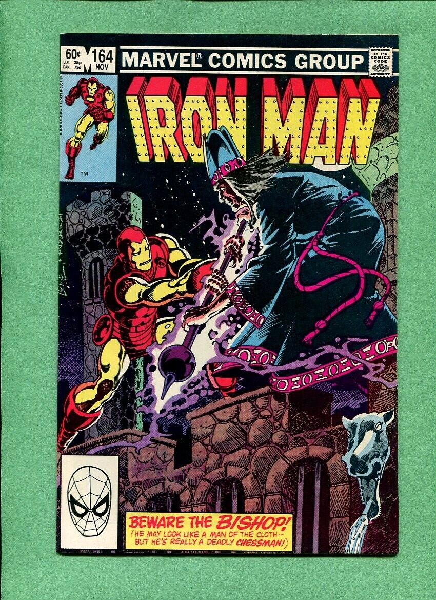Iron Man #164 The Bishop Marvel Comics Nov. 1982