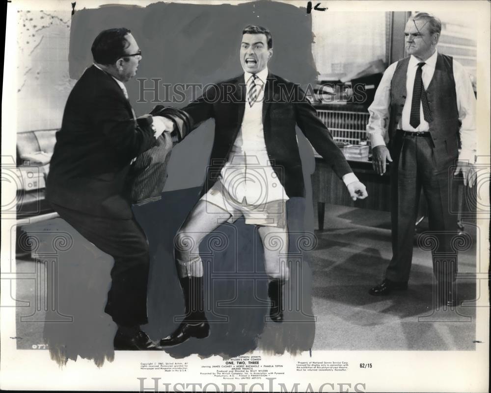 1962 Press Photo Horst Buccholz in scene from One, Two, Three comedy - orp12266