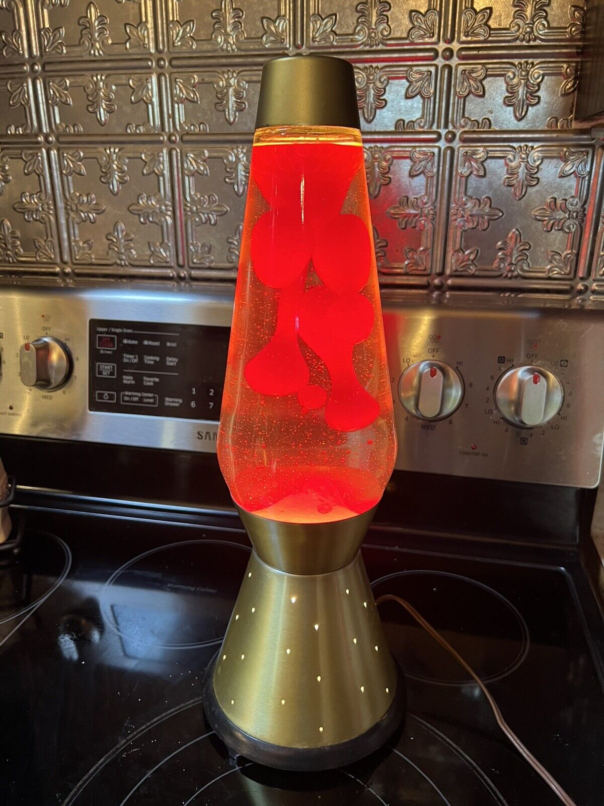 Vintage 1960's Classic Lava Lamp with Starlight Base