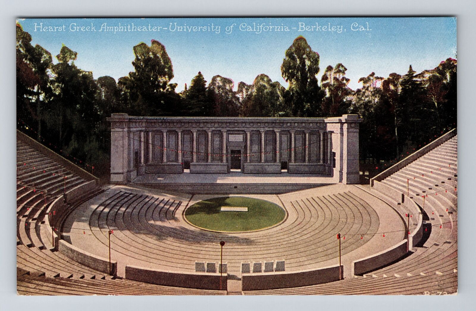 Berkeley CA-California, Hearst Greek Amphitheater, University, Vintage Postcard