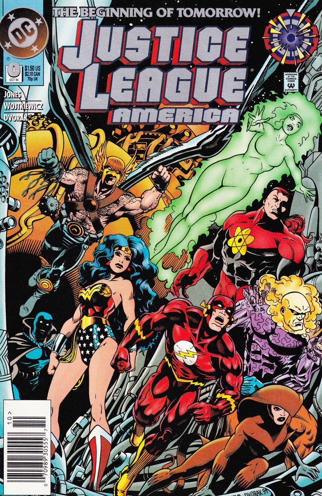 Justice League America #0 Newsstand Cover DC Comics