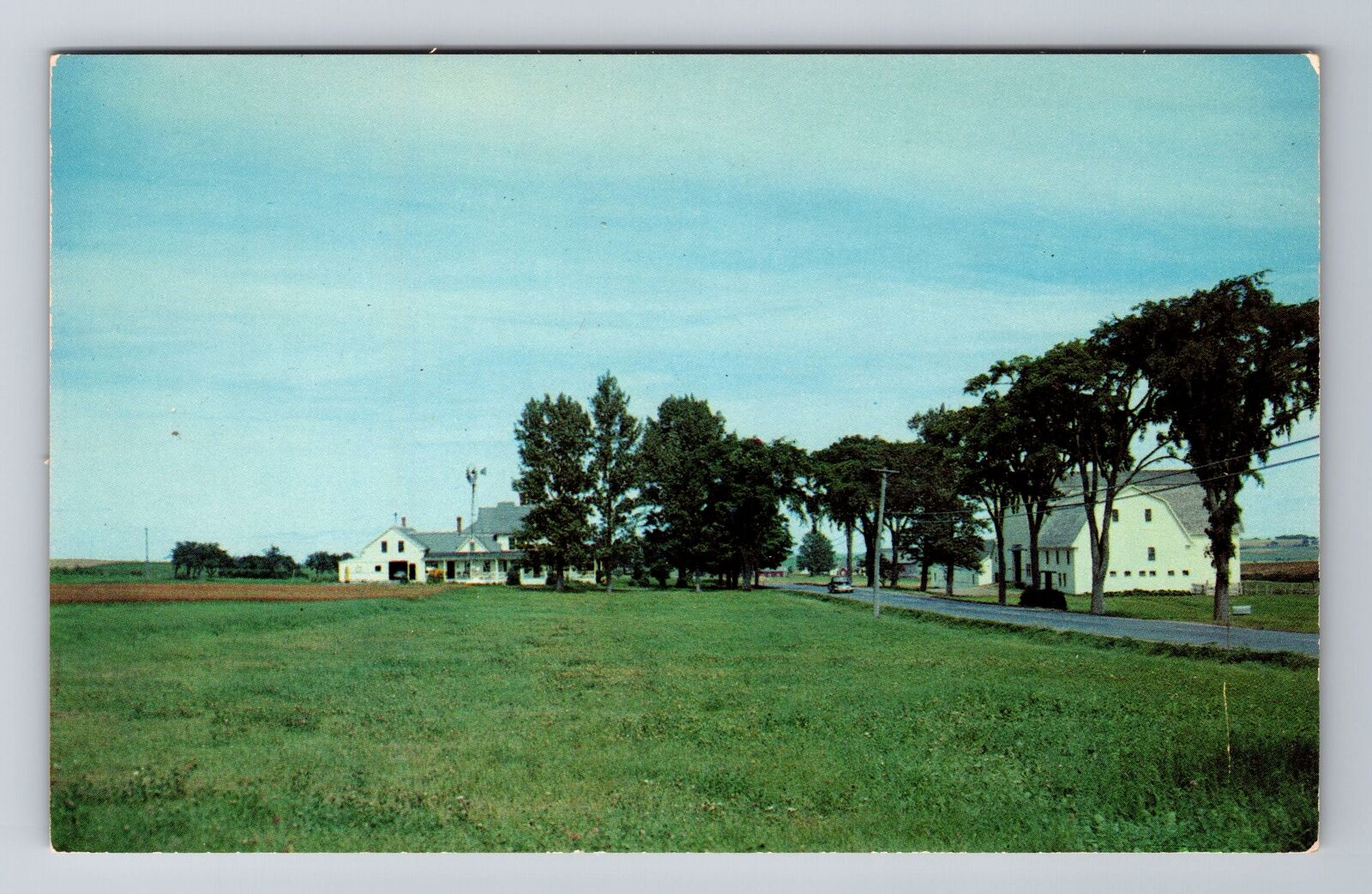 Aroostook County ME-Maine, Typical Farm Scene, Antique Souvenir Vintage Postcard