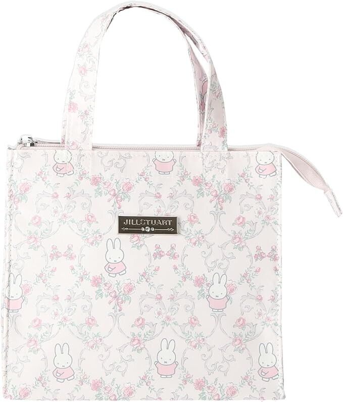 Jill Stuart x Miffy Lunch Bag Cold and thermal case S Pink NEW From JAPAN