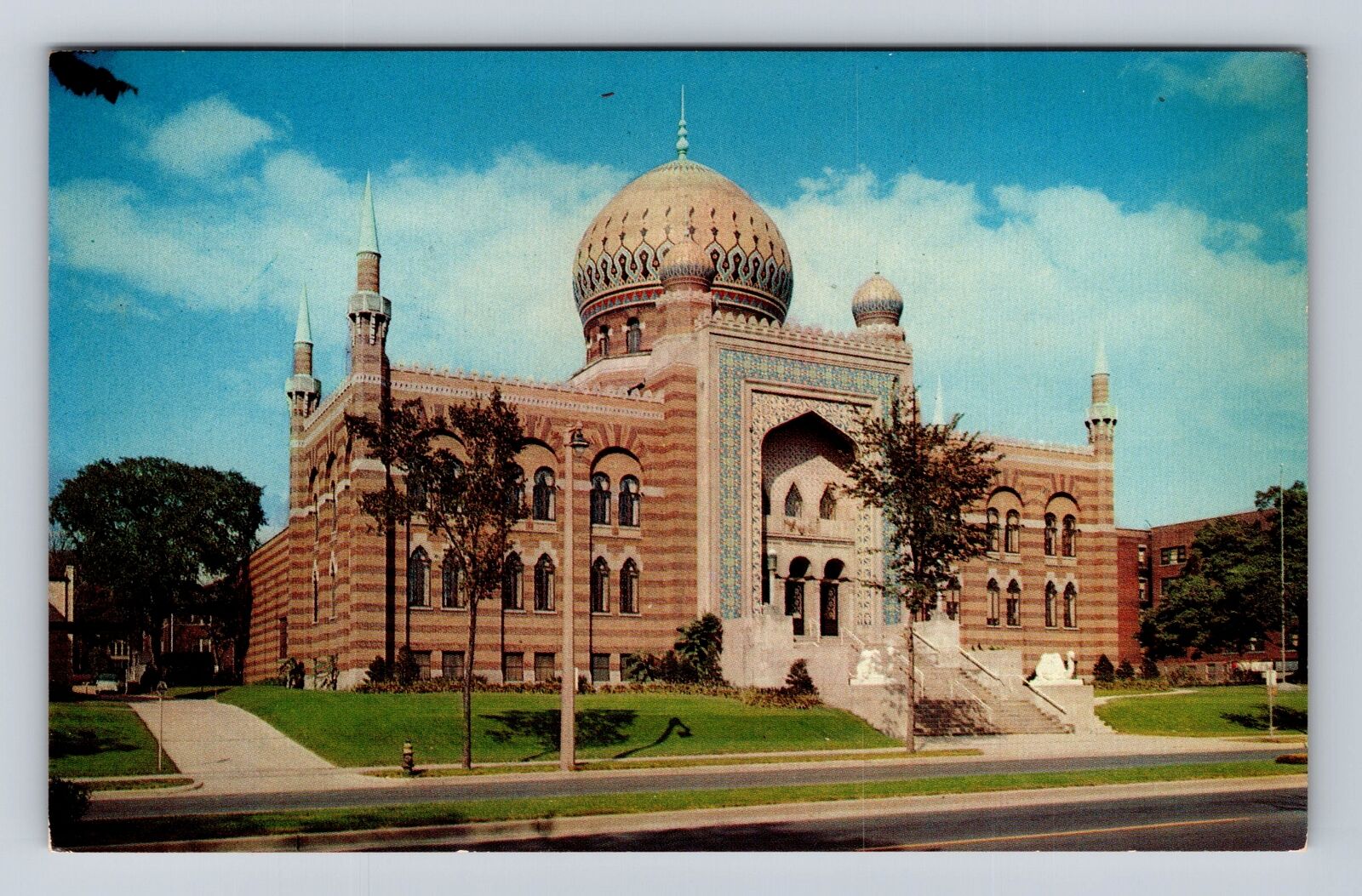 Milwaukee WI-Wisconsin, Tripoli Temple, Antique, Vintage Souvenir Postcard