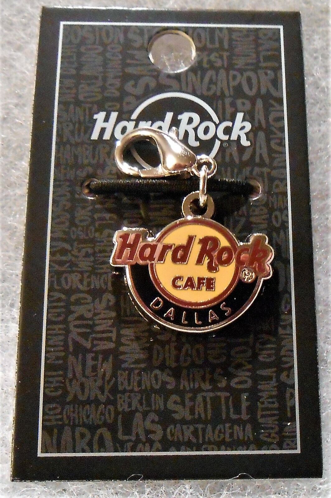 HARD ROCK CAFE DALLAS CLASSIC LOGO CHARM  