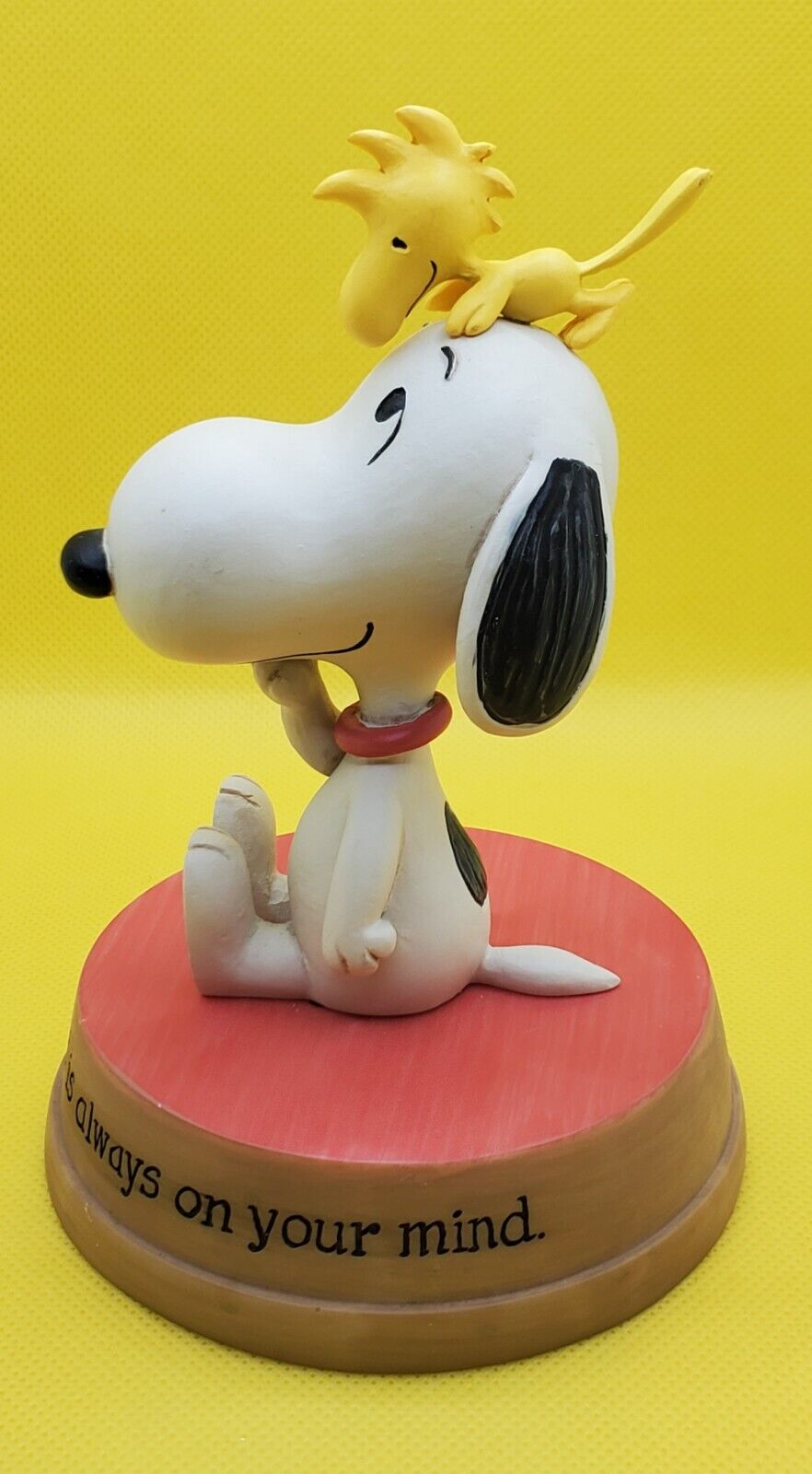 2014 Hallmark Snoopy Figurine Peanuts Gallery Friendship with Box 