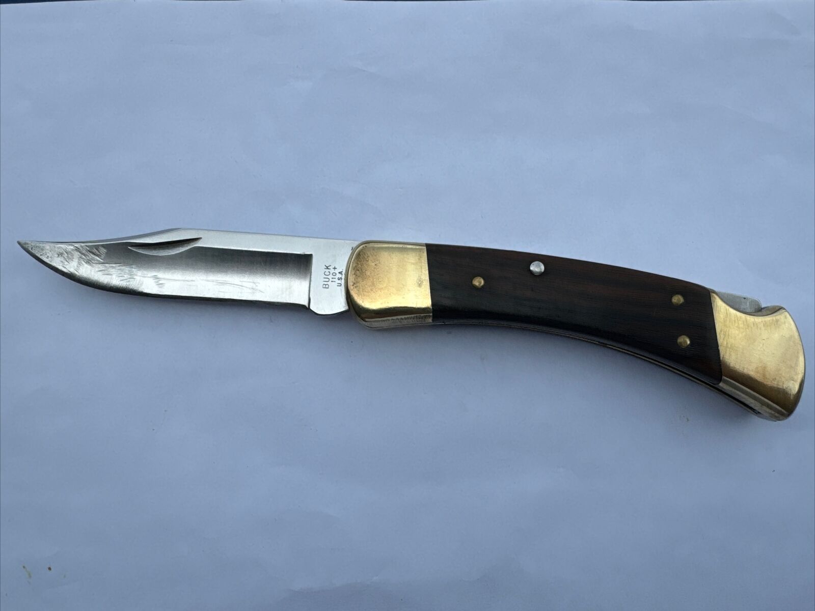 Vintage 1991 Buck USA 110 Folding Hunter Pocket Knife