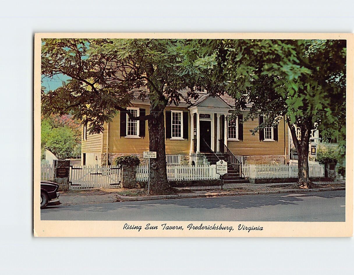Postcard Rising Sun Tavern Fredericksburg Virginia USA
