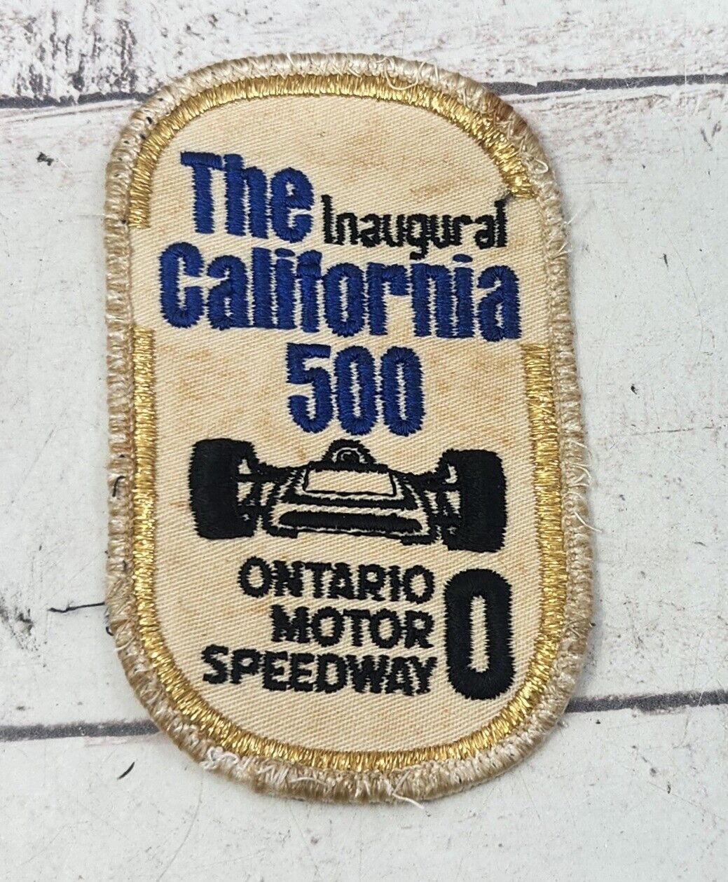 Vintage The California 500 Ontario Motor Speedway Racing Embroidered Patch