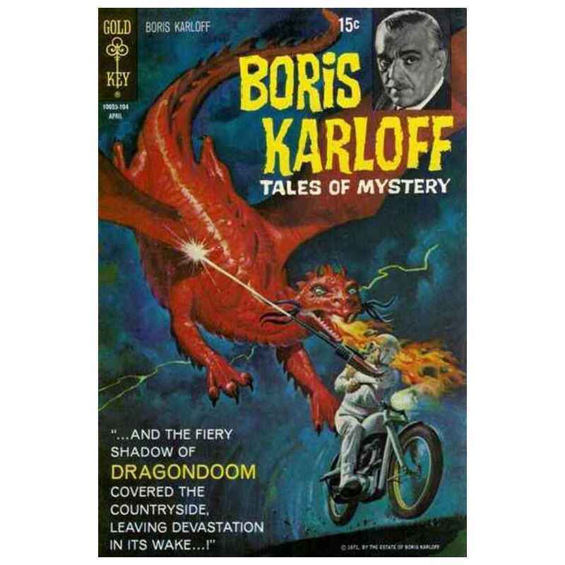 Boris Karloff Tales of Mystery #34 in Fine minus condition. Gold Key comics [j|