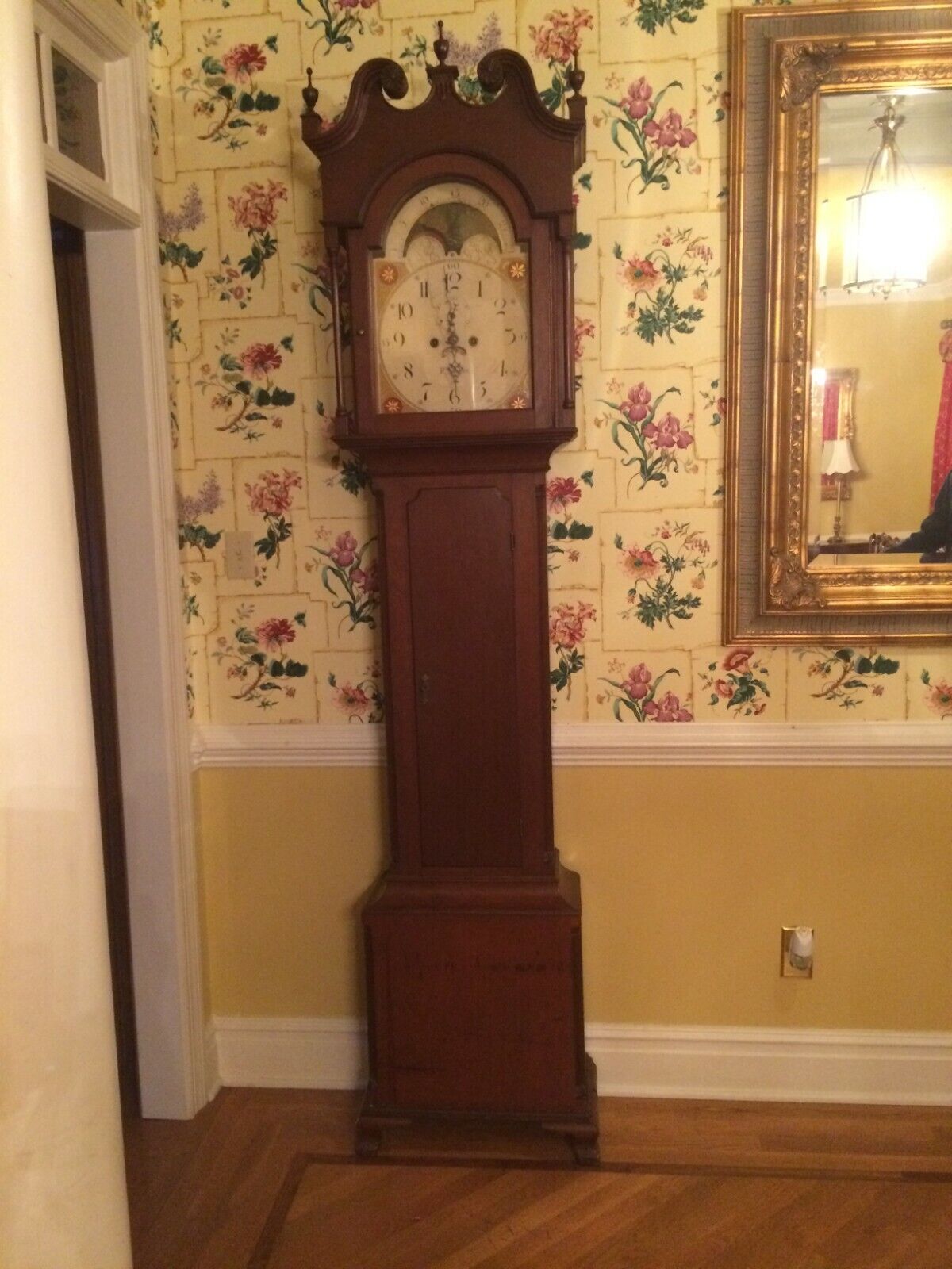 Rare Circa 1800 Peter Miller Grandfather Clock