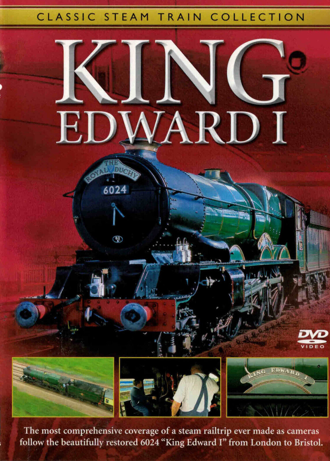 Classic Steam Train Collection - King Edward I - British Train DVD - Region Free
