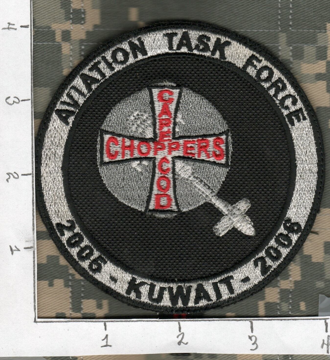 #3 AVIATION TASK FORCE 2005 2006   OIF  theater made in Kuwait unit patch.