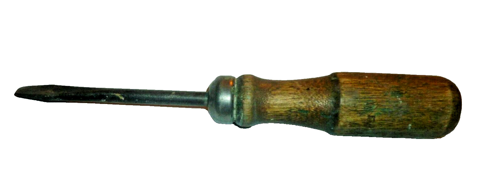 Vintage Wooden Handle Screwdriver 7\