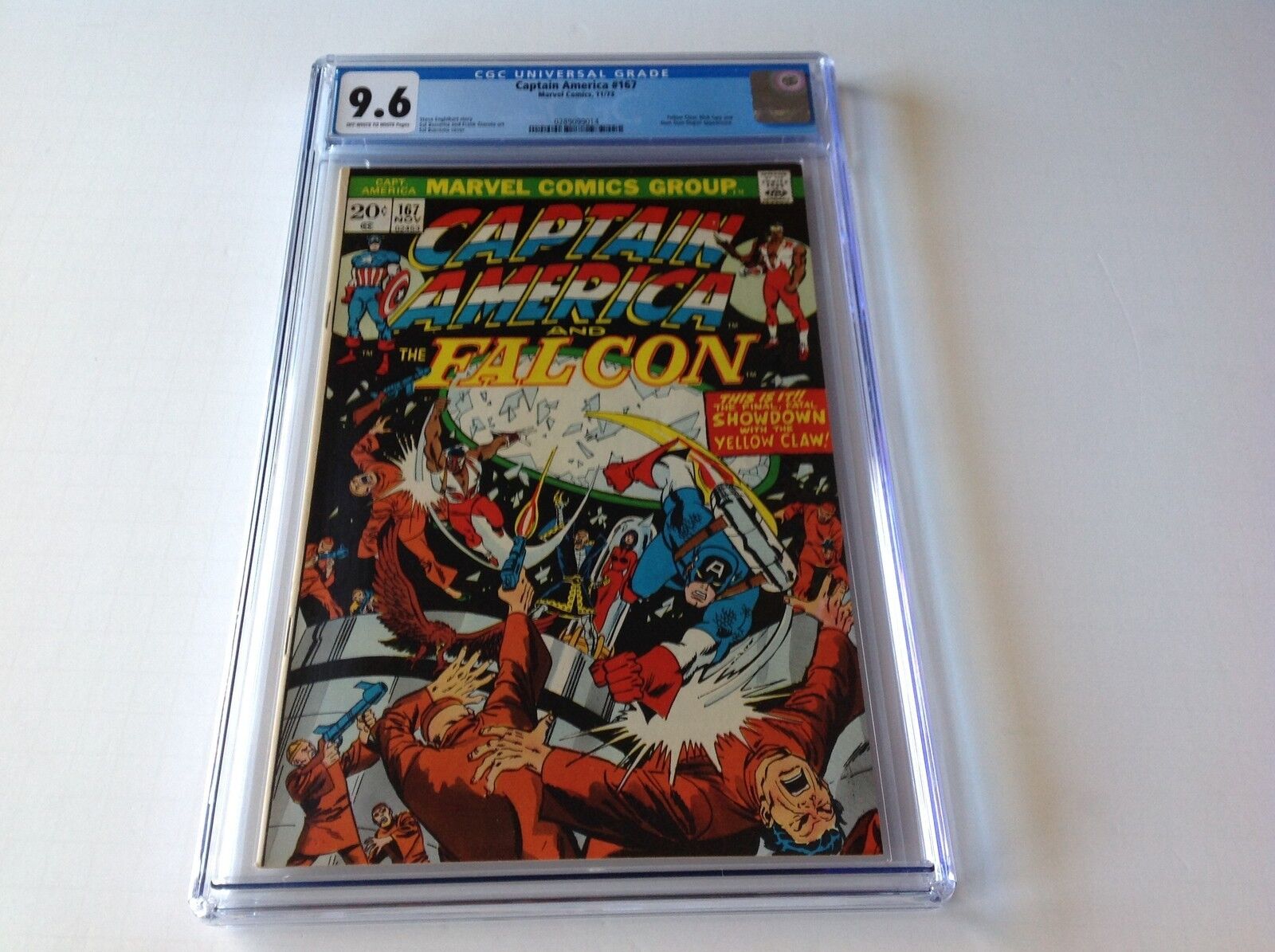 CAPTAIN AMERICA 167 CGC 9.6 YELLOW CLAW NICK FURY MARVEL COMICS COOL COVER MORE