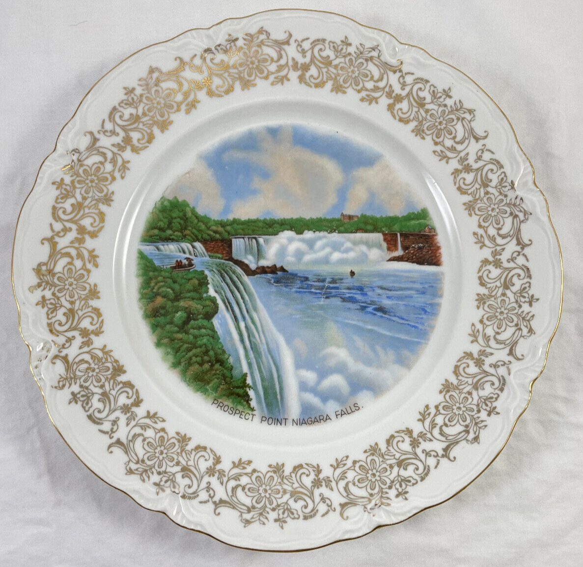 Niagara Falls NY Plate Souvenir Prospect Point 10\